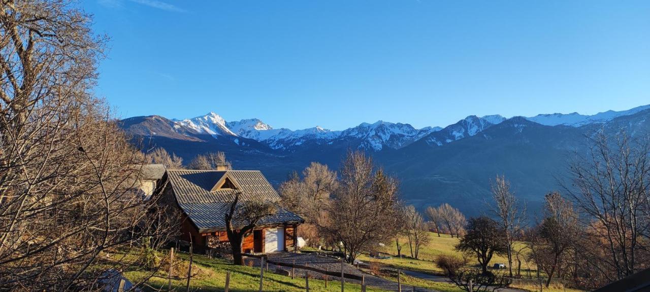 Chalet Mounette Ski Sauna Lac Embrun Puy-Sanieres Exterior foto